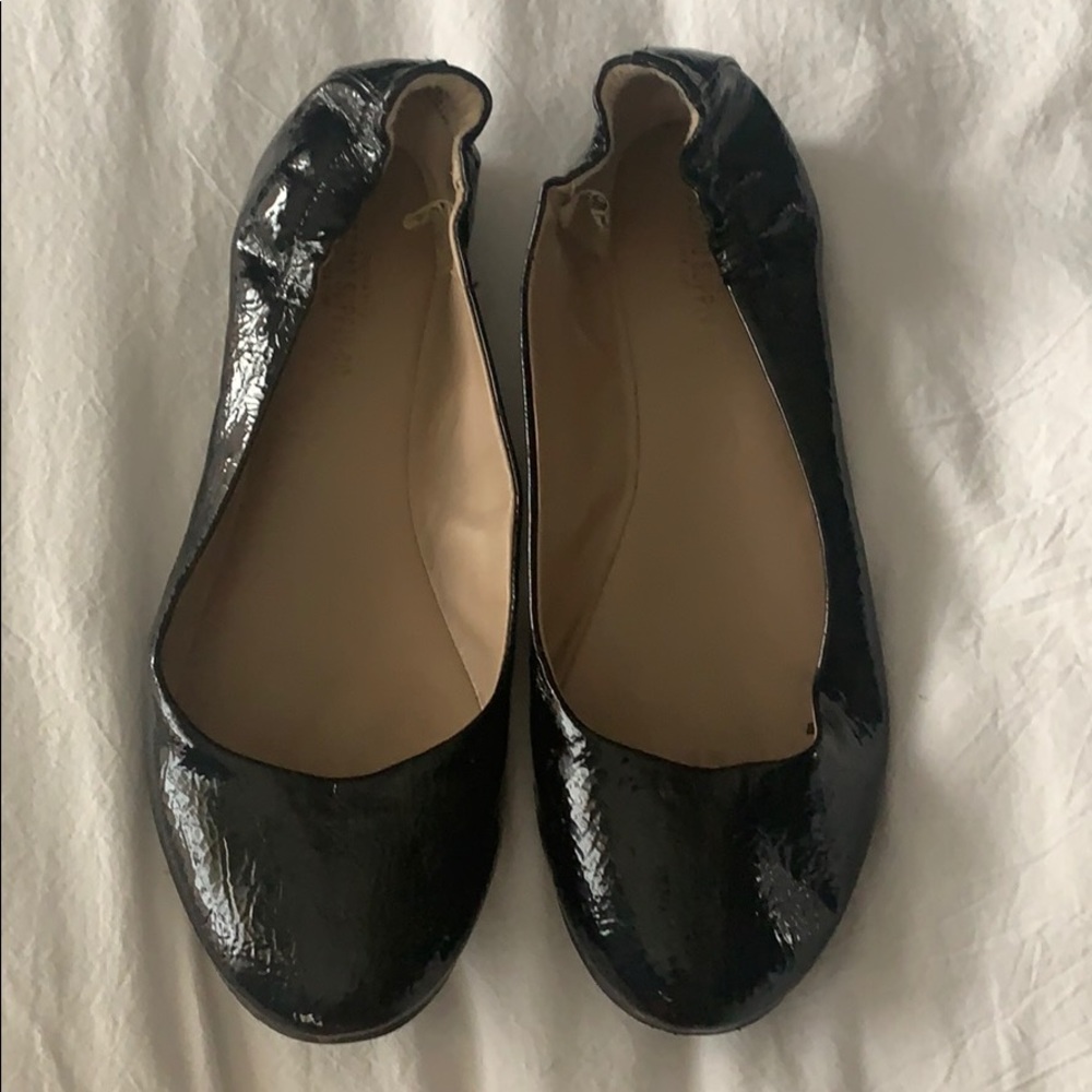 Mossimo Supply Co Black Leather Ballet Flats
